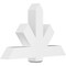 Ekena Millwork Kennewick Architectural Grade PVC Gable Bracket, 48"W x 30"H x 6"D x 6"F, 15/12 Pitch GBP048X30X0606KEN00 - alternate 1